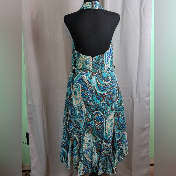 Lane Bryant Blue Backless Sundress. Nwot - Picture 2 of 11